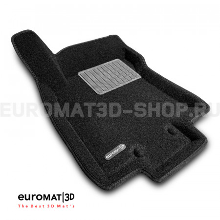 Текстильные 3D коврики Euromat3D Business в салон для Nissan X-Trail (T32) (2015-2020) № EMC3D-003724