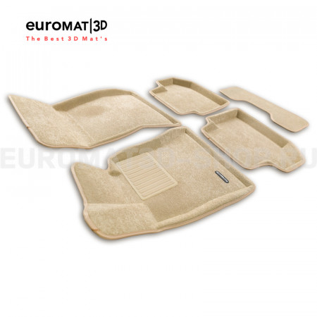 Текстильные 3D коврики Euromat3D Business в салон для Bmw 5 (F10) (2014-2016) № EMC3D-001218T Бежевые Текстильные 3D коврики Euromat3D Business в салон для Bmw 5 (F10) (2014-2016) № EMC3D-001218T Бежевые