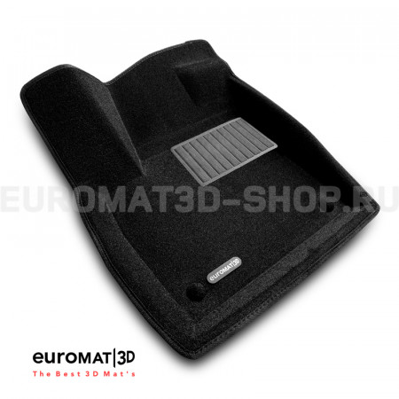 Текстильные 3D коврики Euromat3D Business в салон для Volkswagen Teramont (2018-) № EMC3D-005410