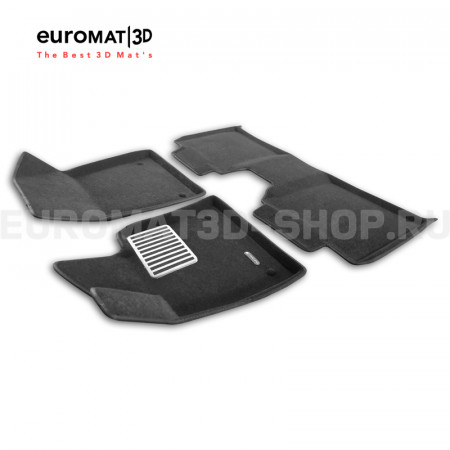 Текстильные 3D коврики Euromat3D Lux в салон для ZEEKR 001 (2021-) № EM3D-005720 Текстильные 3D коврики Euromat3D Lux в салон для ZEEKR 001 (2021-) № EM3D-005720